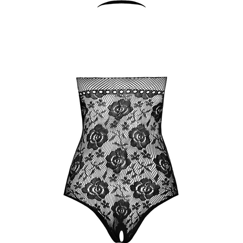 Passion - Bs094 Bodystocking Nero Taglia Unica