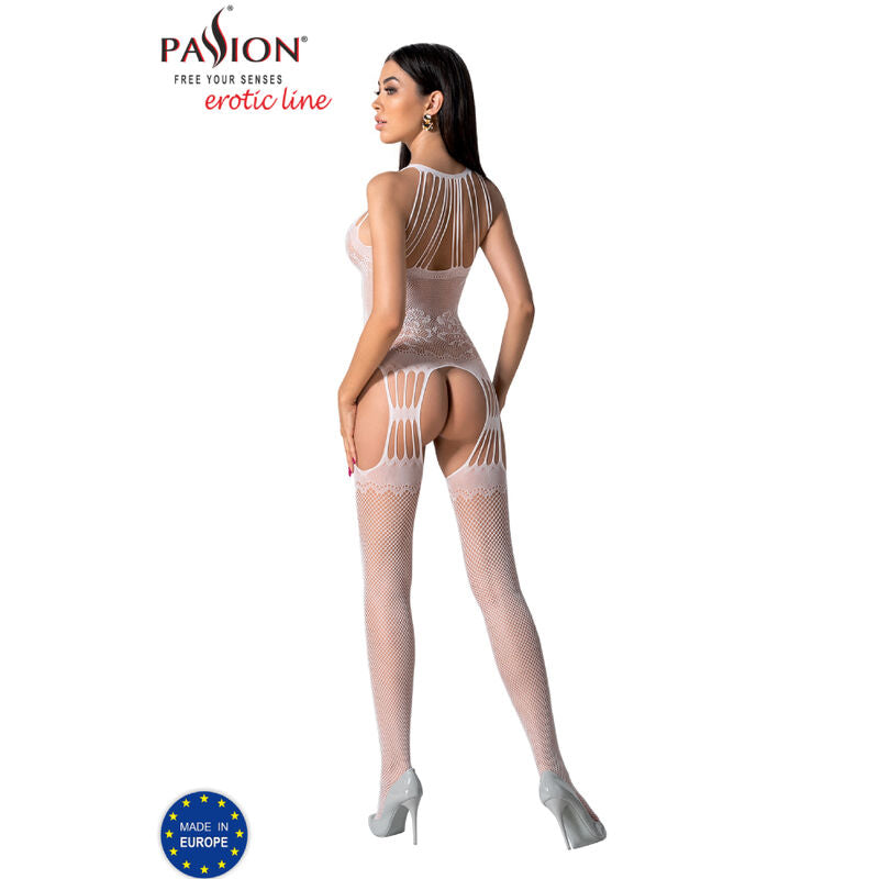 Passion - Bs095 Bodystocking Nero Taglia Unica