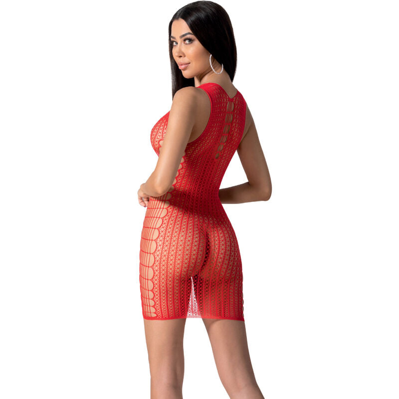Passion - Bs097 Bodystocking Nero Taglia Unica