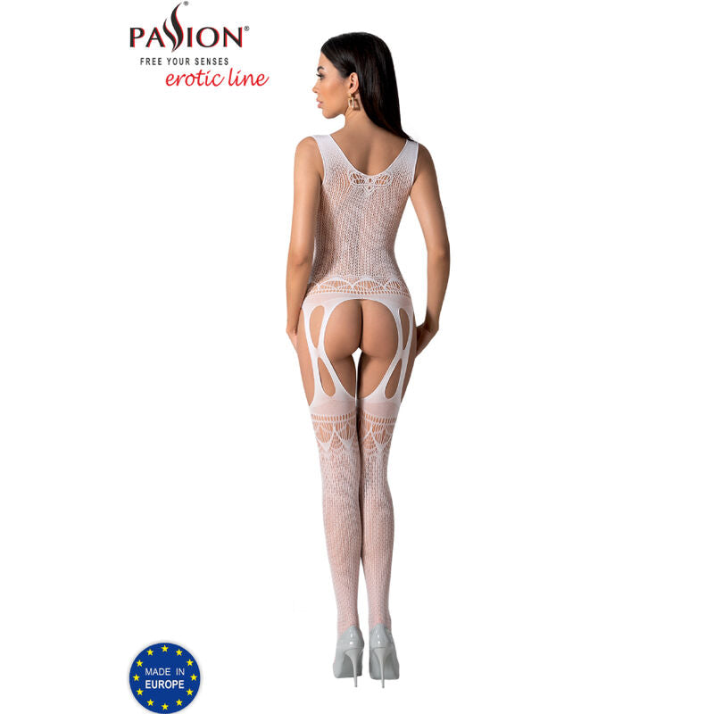 Passion - Bs099 Bodystocking Nero Taglia Unica