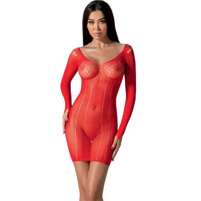 Passion - Bs101 Bodystocking Nero Taglia Unica
