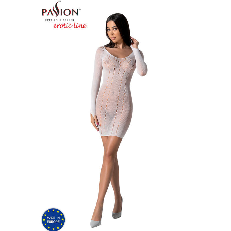 Passion - Bs101 Bodystocking Nero Taglia Unica