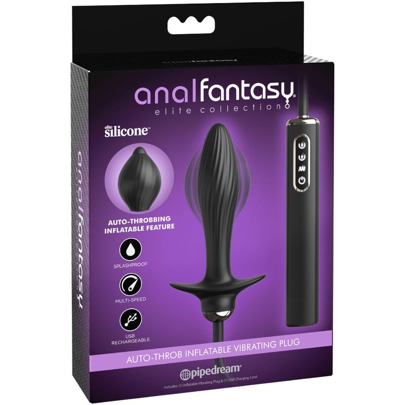 Anal Fantasy Elite Collection - Plug Gonfiabile E Vibratore Auto-Throb