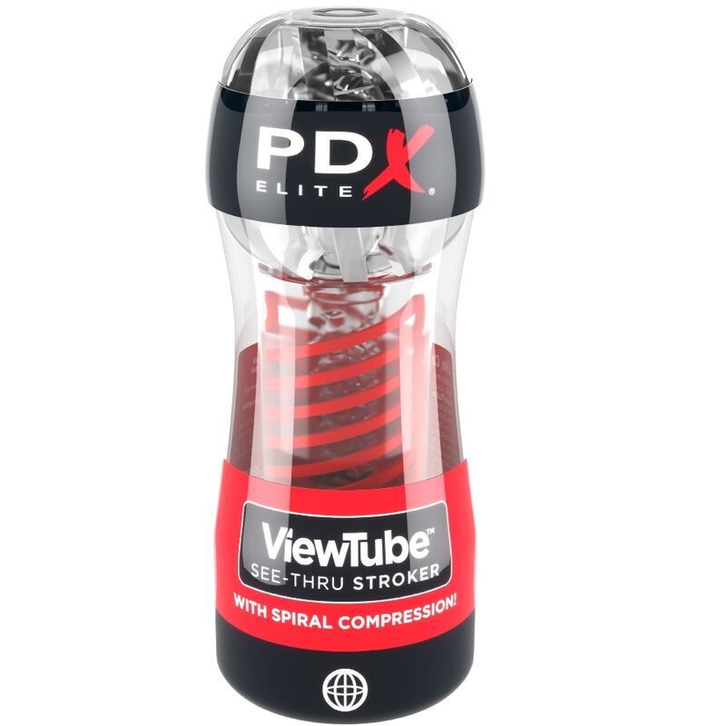 Pdx Elite - Stroker Viewtube 2 Compressione Spirale Trasparente