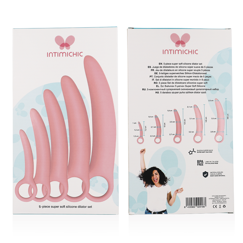 Intimichic - Dilatateur en silicone 5 Pièces
