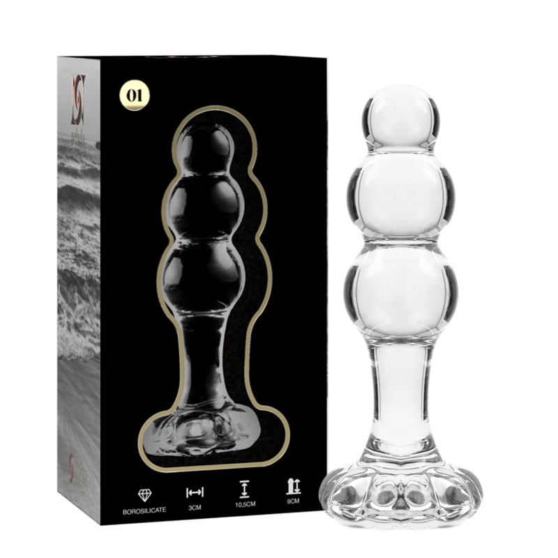 Nebula Series By Ibiza - Model 1 Clear Borosilicate Glass Cap 10.5 Cm -O- 3 Cm