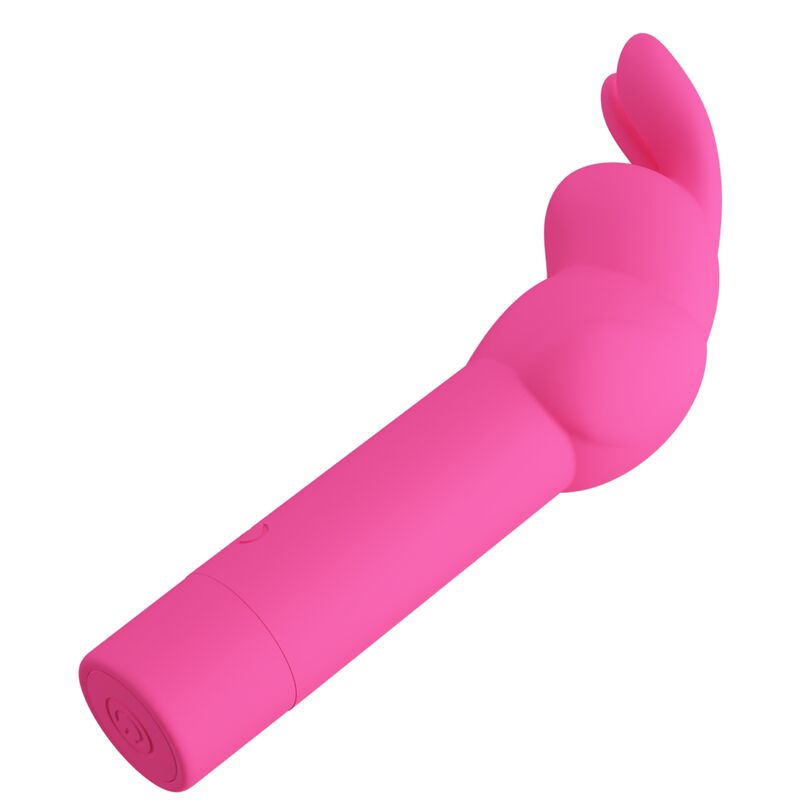 Vibratore clitoride silicone impermeabile con 10 modalità vibrazione facile uso ideale per viaggi Pretty Love
