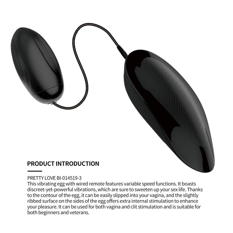 Kit regalo giochi di coppia in silicone nero funzioni con vibrazione multipla e alimentazione batterie di Pretty Love