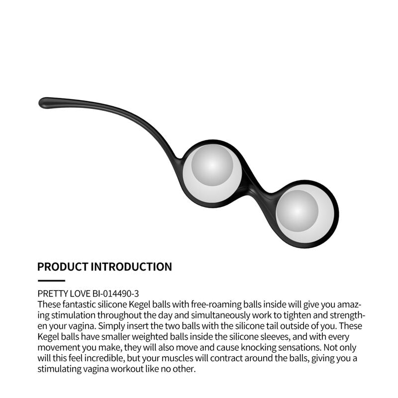 Kit regalo giochi di coppia in silicone nero funzioni con vibrazione multipla e alimentazione batterie di Pretty Love