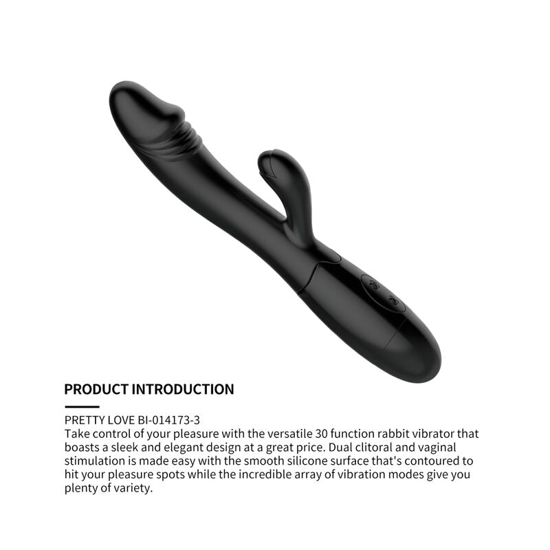 Kit regalo giochi di coppia in silicone nero funzioni con vibrazione multipla e alimentazione batterie di Pretty Love