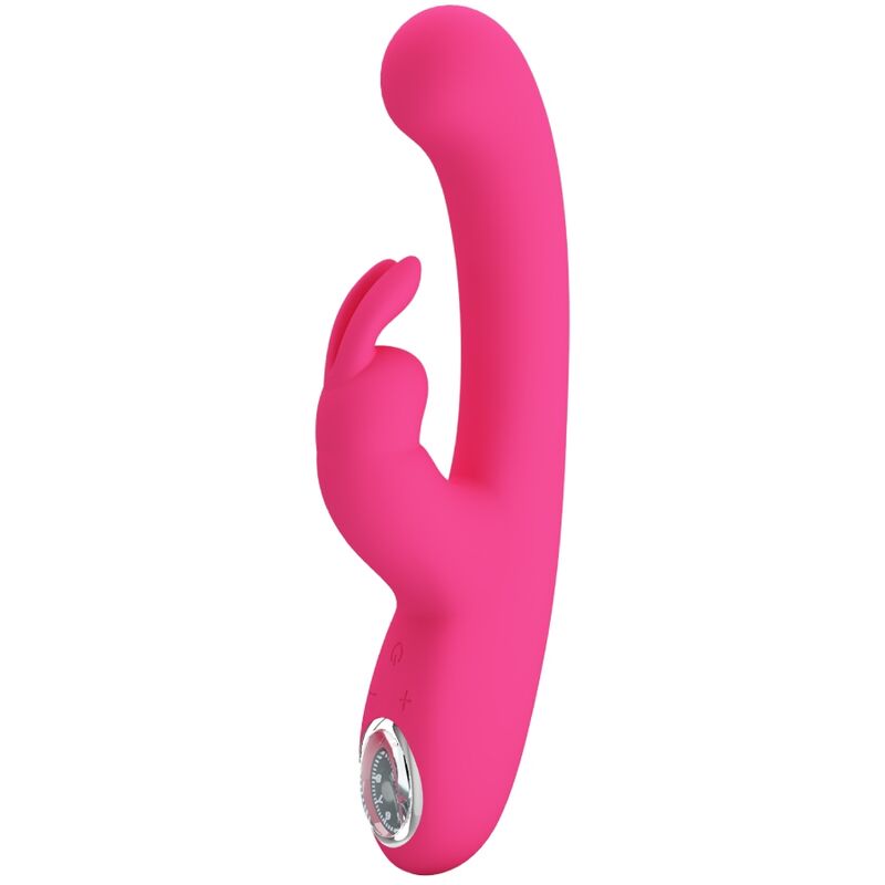 Pretty Love - Vibromasseur lapin et point G Lamar rose