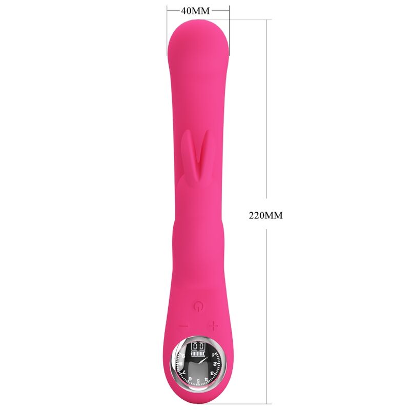 Pretty Love - Vibromasseur lapin et point G Lamar rose