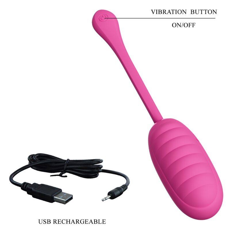 uovo vibrante ricaricabile rosa con controllo a distanza versatilità e potenza ideale per ogni occasione pretty love smart