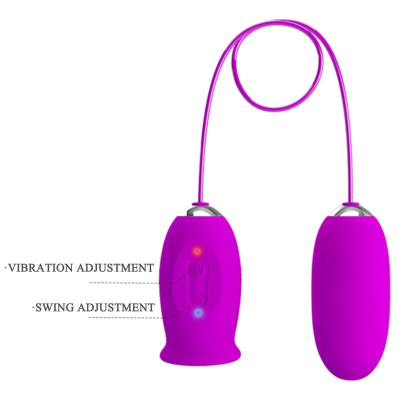 Pretty Love - Vibromasseur rechargeable Daisy Dual Egg Violet