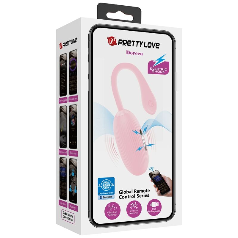Pretty Love - Uovo Vibrante Ricaricabile Doreen Pink