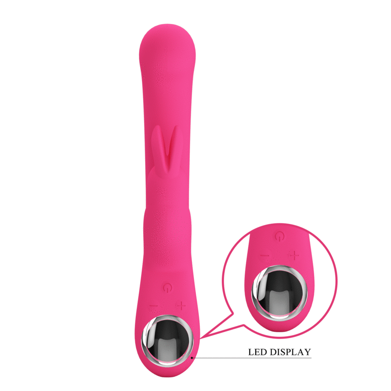 Pretty Love - Vibromasseur lapin et point G Lamar rose