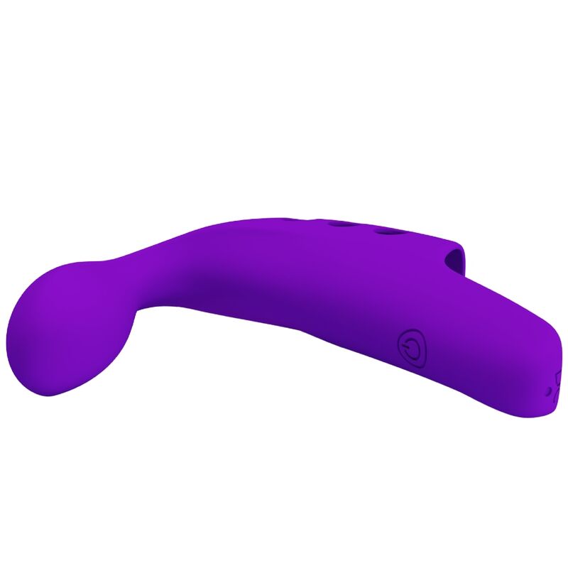 Pretty Love - Vibromasseur à doigt rechargeable Gorgon Purple