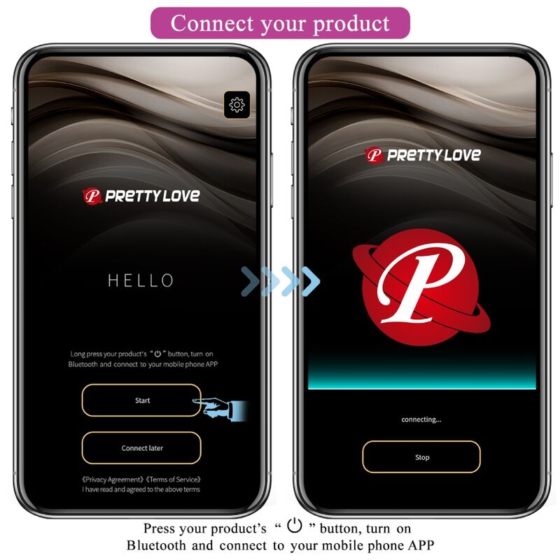 Pretty Love - Jefferson Black App Controlled Butt Plug