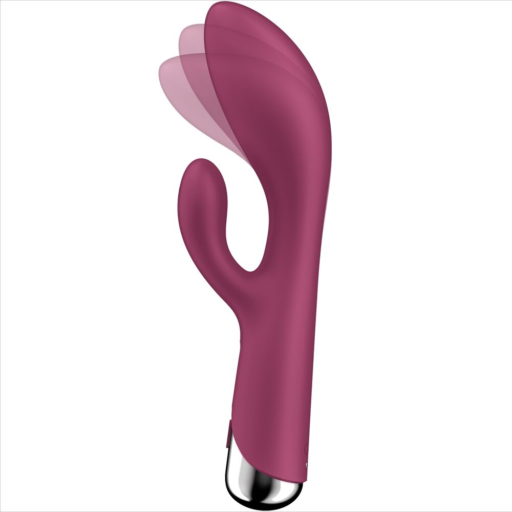 Satisfyer - Spinning Rabbit 1 Clitoris et stimulation du point G rouge
