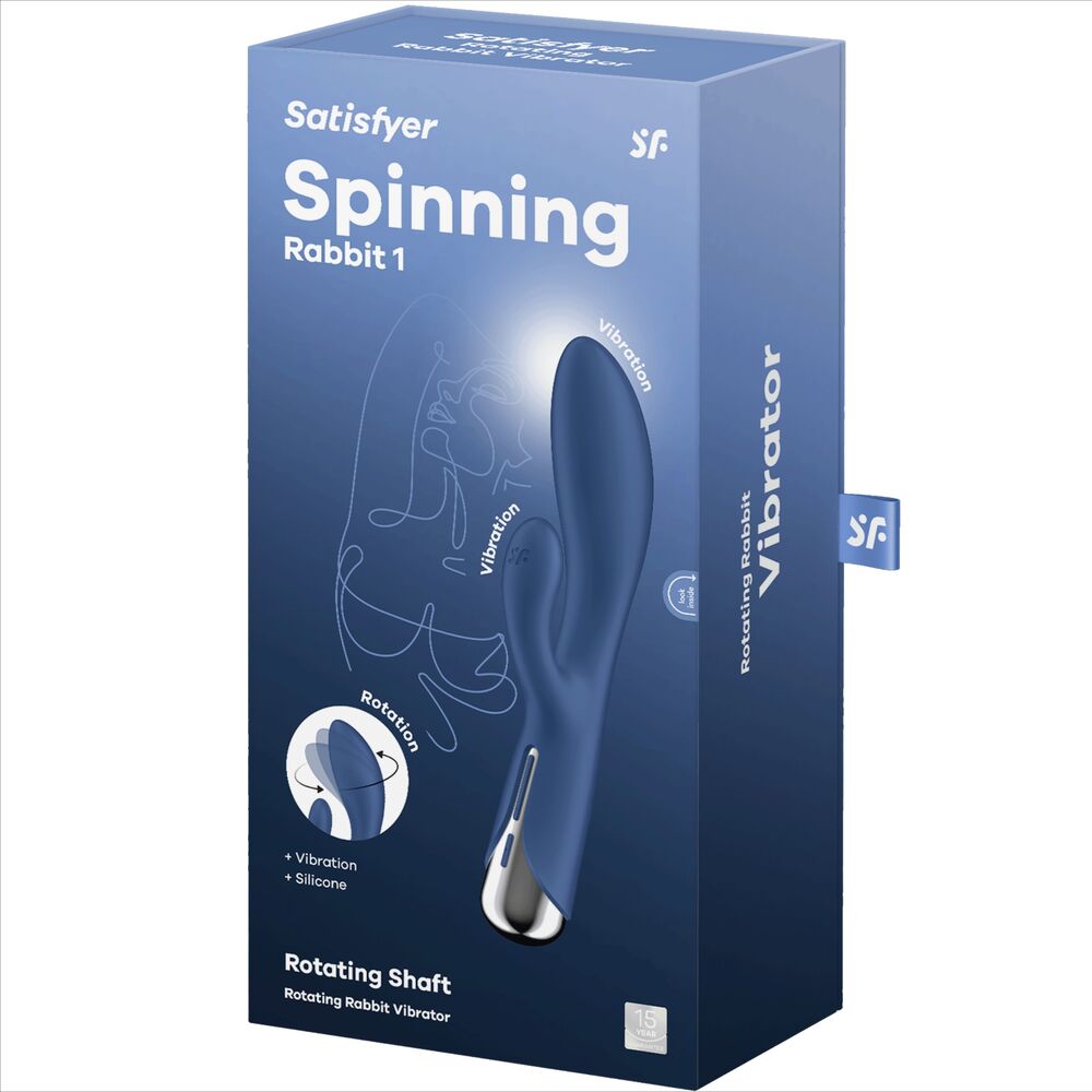 Satisfyer - Spinning Rabbit 1 Clitoris et stimulation du point G rouge