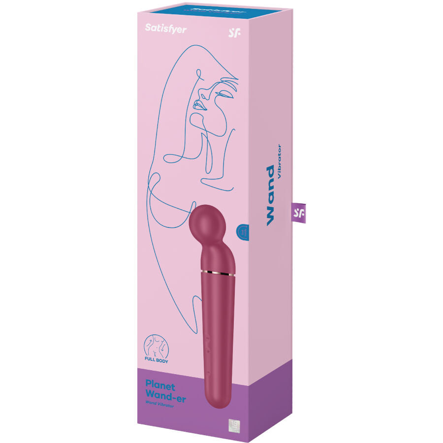Massaggiatore vibratore corpo intero impermeabile silicone 10 programmi 6 intensità batteria litio Satisfyer