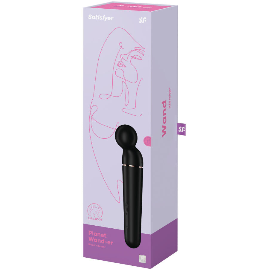 Massaggiatore vibratore corpo intero impermeabile silicone 10 programmi 6 intensità batteria litio Satisfyer