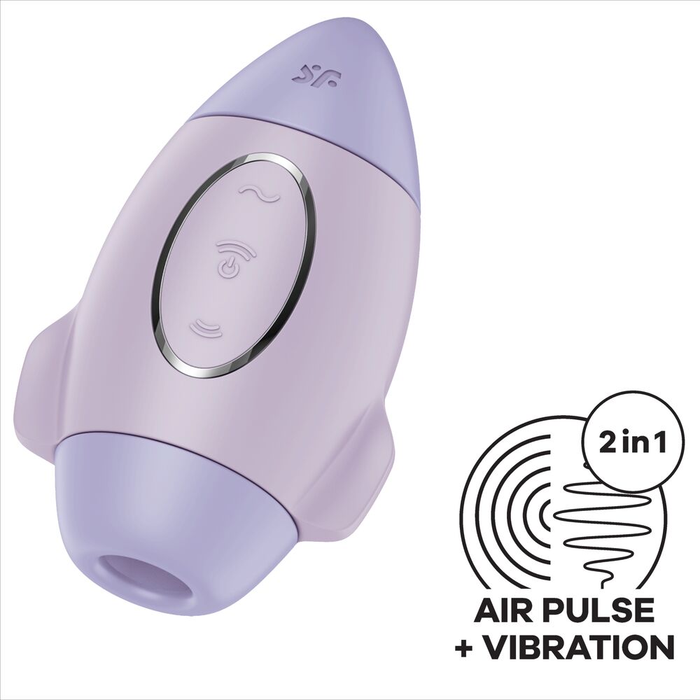 Satisfyer - Mission Control Purple Small Double Pulse Vibrator