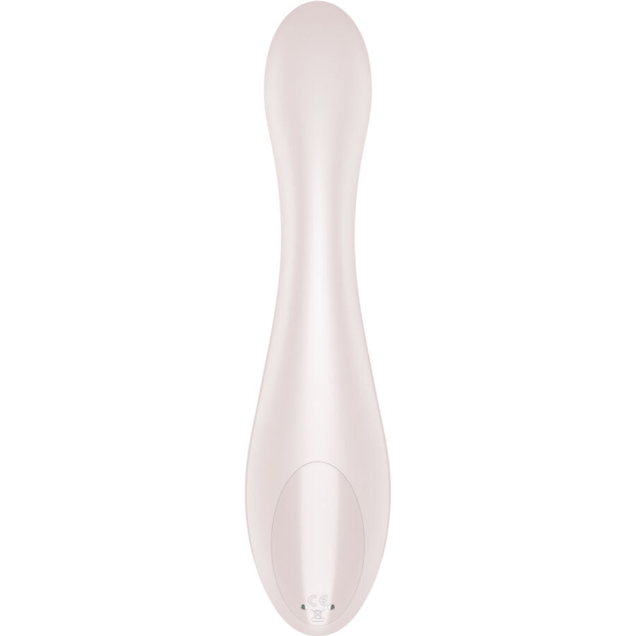 stimolatore g-point vibratore rosa curvo impermeabile silicone 50 combinazioni vibrazioni potenti per donne satisfyer