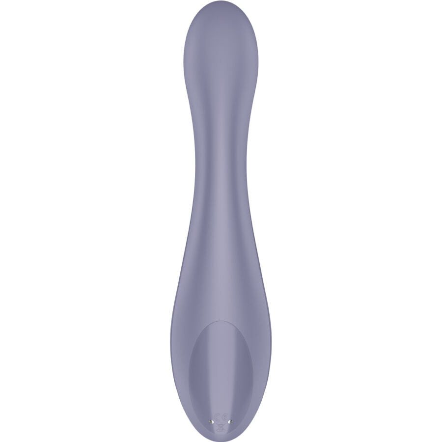 stimolatore g-point vibratore rosa curvo impermeabile silicone 50 combinazioni vibrazioni potenti per donne satisfyer