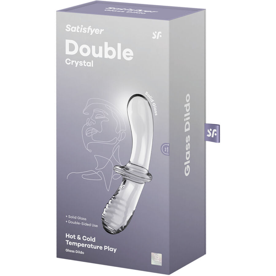 Satisfyer - Transparent Crystal Double Dildo