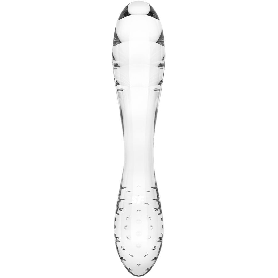 Masturbatore in cristallo vetro versatilità alta qualità vetro borosilicato stimolazione punto g facile pulizia Satisfyer Crystal