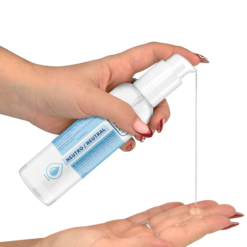 Lubrificante naturale a base d'acqua setoso trasparente inodore 175 ml compatibile con preservativi Waterfeel