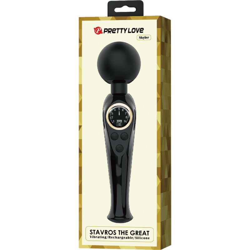 Pretty Love - Skyler Vibrating Wand Black