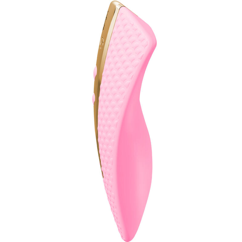 Vibratore clitorideo impermeabile ergonomico rosa silicone vibrazioni potenti silenzioso usb Shunga Toys