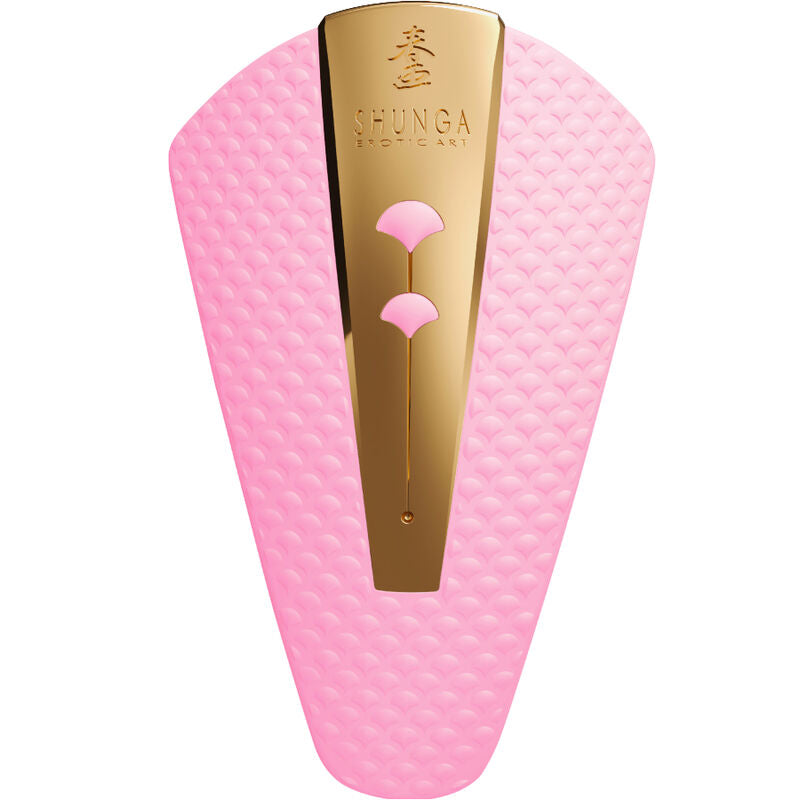 Vibratore clitorideo impermeabile ergonomico rosa silicone vibrazioni potenti silenzioso usb Shunga Toys