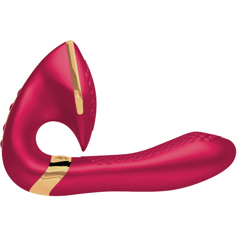 massaggiatore intimo Soyo rosa silicone impermeabile funzioni vibrazione multisensoriale ricaricabile Shunga Toys