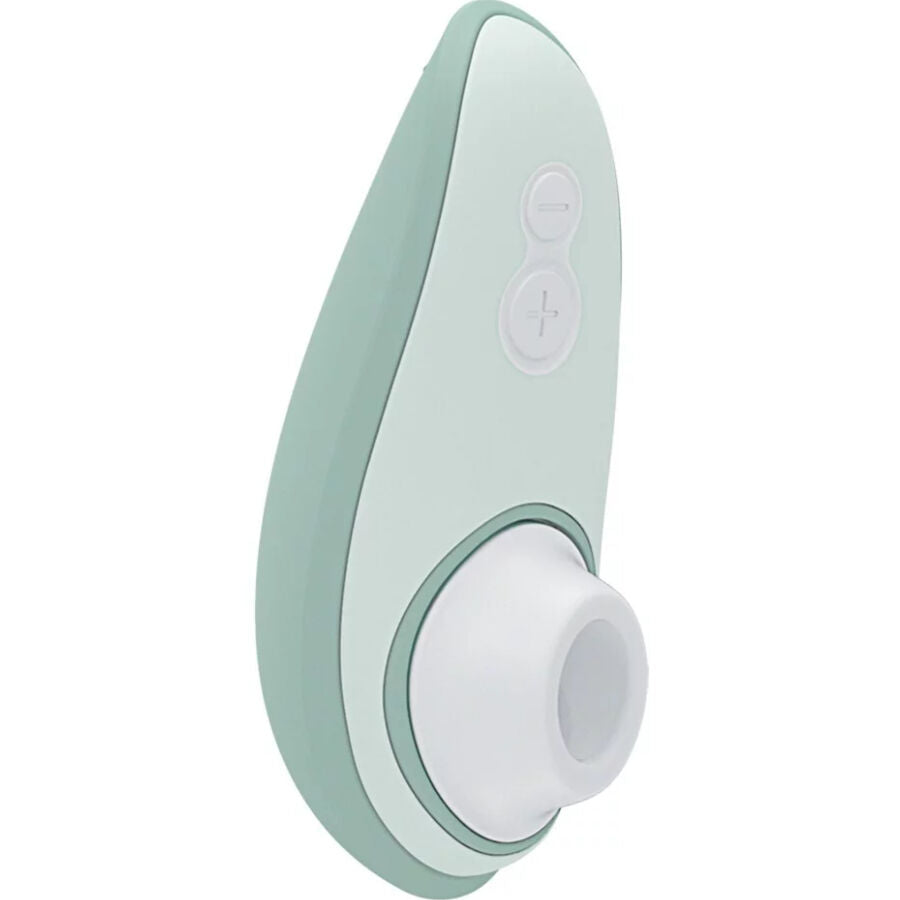 Stimolatore clitoride tecnologico con ventosa verde chiaro Liberty 2 impermeabile facile da pulire Womanizer