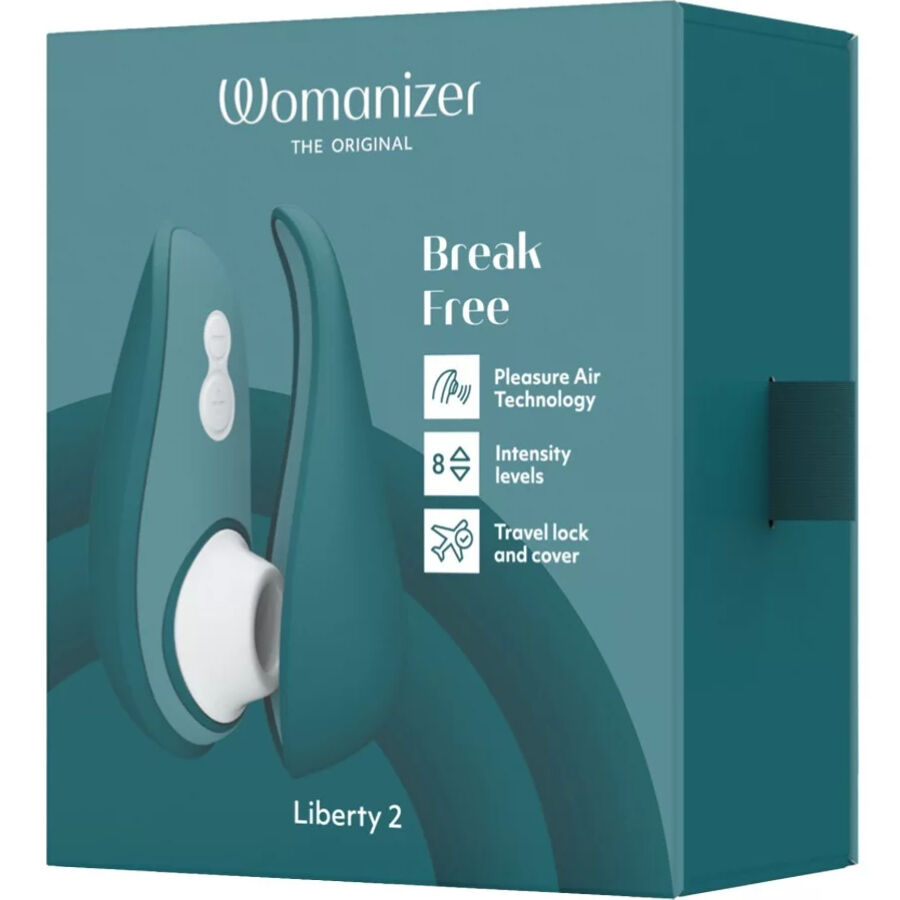 Womanizer - Liberty 2 Clitoral Stimulator & Suction Cup Light Green