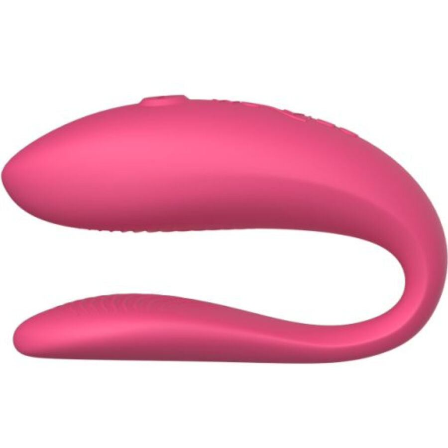 Stimolatore clitorideo ergonomico con vibrazioni silenziose e app per coppie rosa We-Vibe
