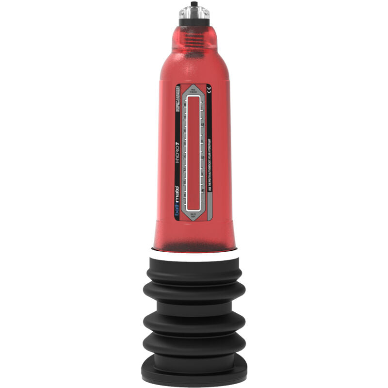 Pompa idraulica per ingrandimento pene Hydro 7 Hercules rosso risultati rapidi ed efficaci Bathmate