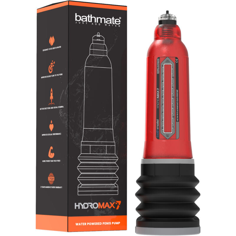 Pompa idraulica per aumento del pene rosso posizionamento duello rotante effetto immediato Bathmate