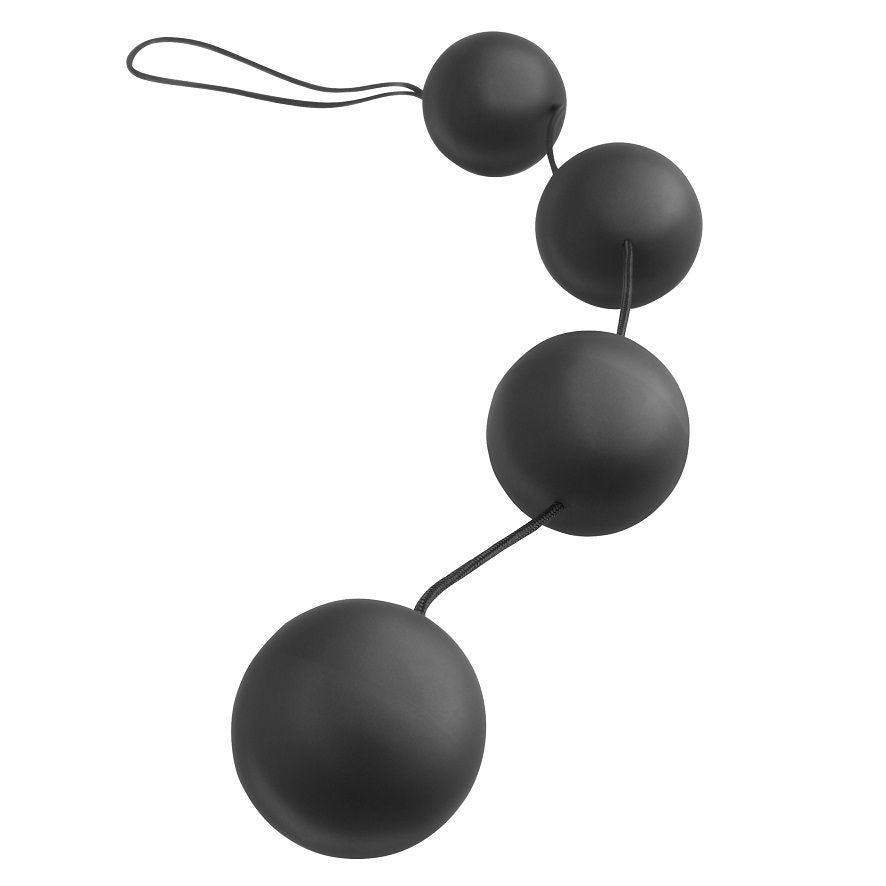 Sfere vibranti anali unisex senza falati con fune di recupero per stimolazione anale sicura Anal Fantasy Series