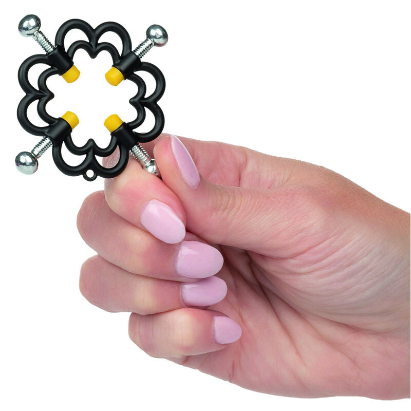 morsetti per capezzoli regolabili Boundless in metallo ad alta resistenza senza nichel CalExotics