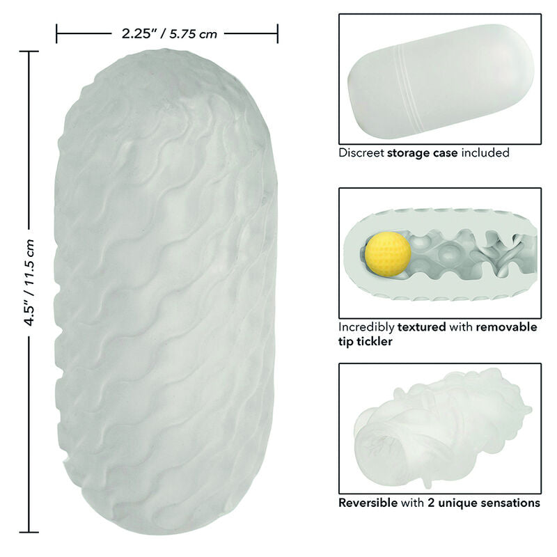 Calexotics - Boundless Sfera Squishy Reversibile Grigia