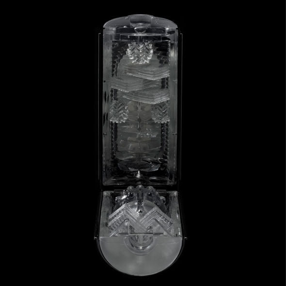 Masturbatore maschile innovativo nero Flip Hole con elastomero ultra morbido e stimolazione avanzata Tenga