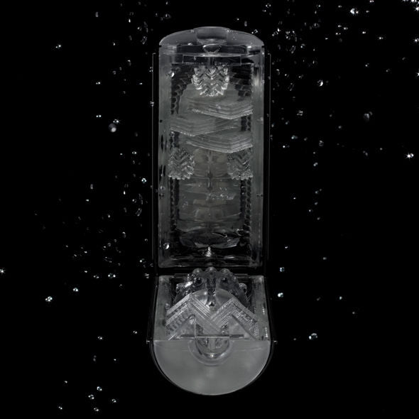 Masturbatore maschile innovativo nero Flip Hole con elastomero ultra morbido e stimolazione avanzata Tenga