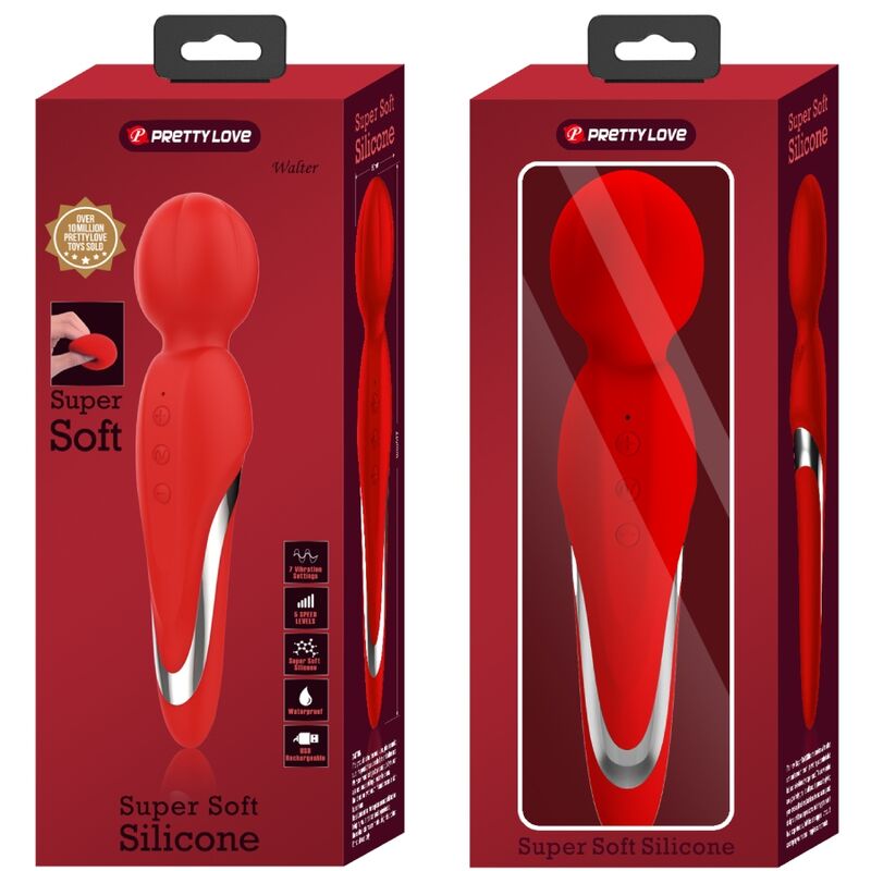 Pretty Love - Walter Red Vibrating Wand