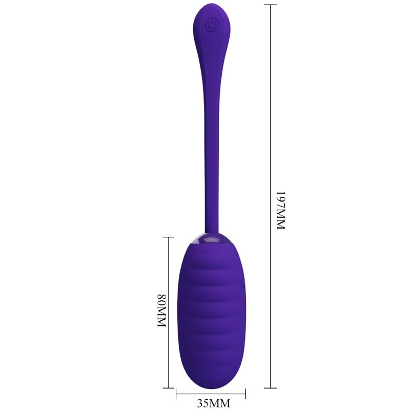 Pretty Love - Oeuf vibrant rechargeable Kirk Purple