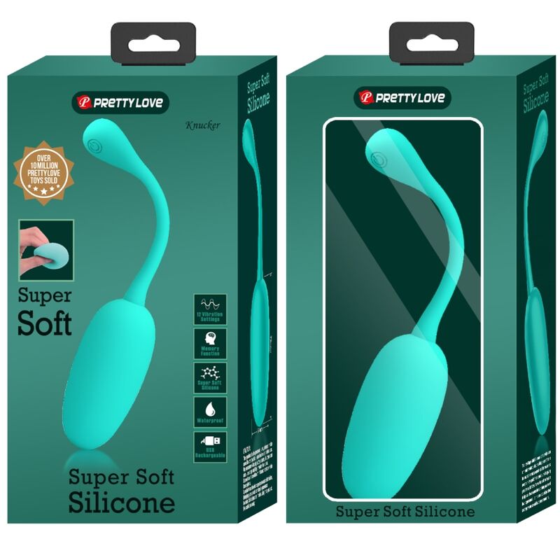 uovo vibrante silicone 12 funzioni ricaricabile usb colore verde acqua piacere personalizzato pretty love flirtation