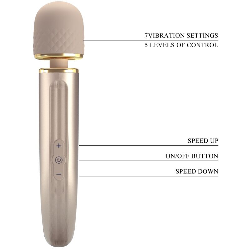 Pretty Love - 7 Mode Vibration Massager Champagne